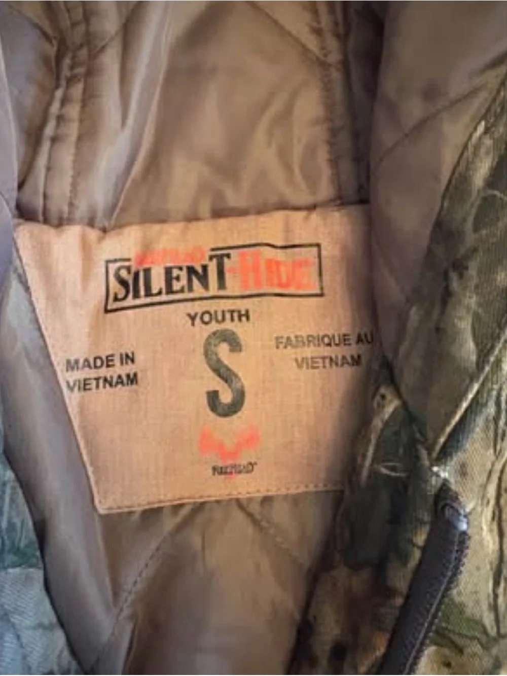 RedHead Boys Camo Hooded Jacket - small
